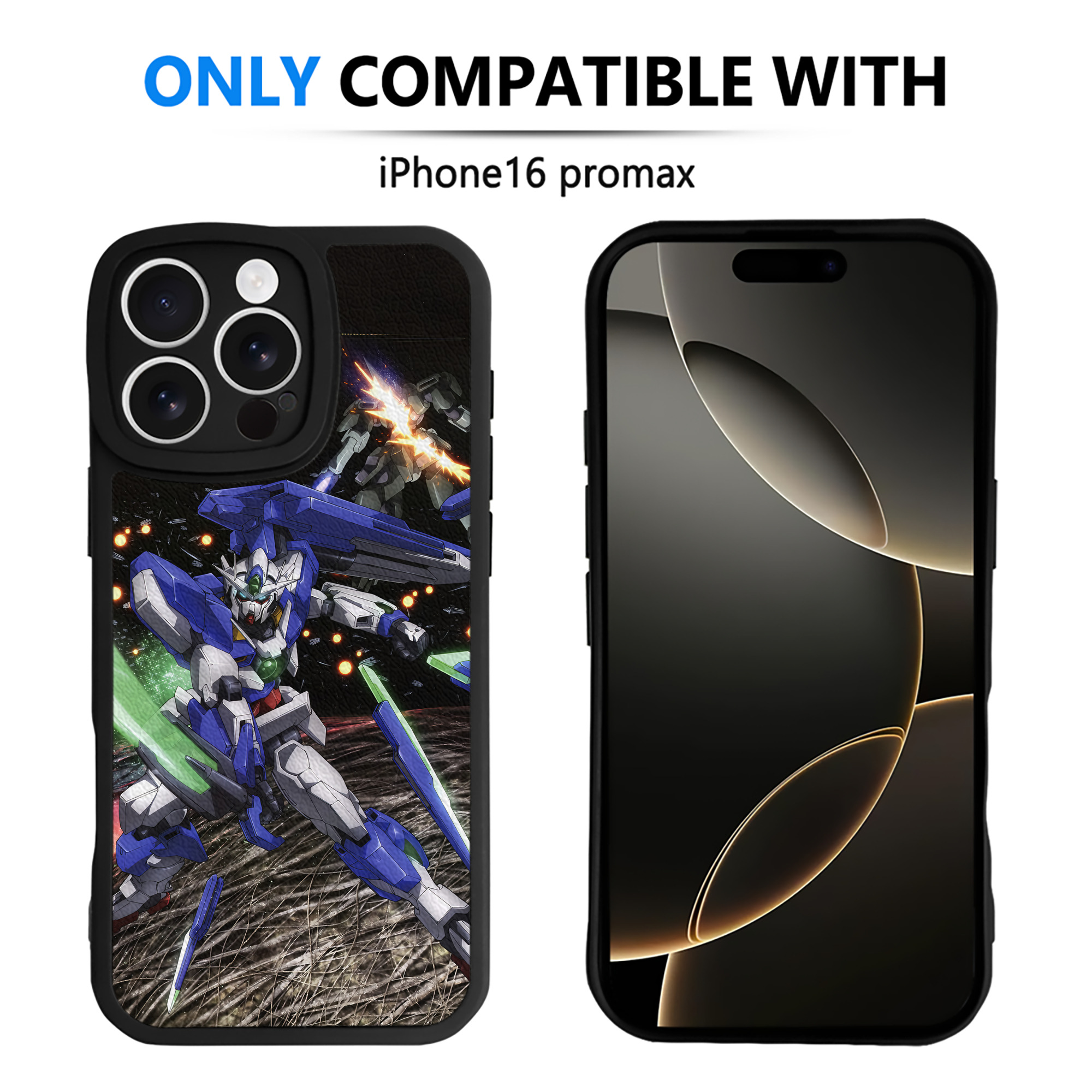 （画像用） 機動戦士ガンダム Mobile Suit Gundam 【iPhone 16シリーズ対応】シリコンスマホケース（レザー調） 材質：シリコン